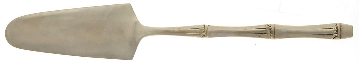 Royal Bamboo (Bronzeware) Cake Server, Solid Piece by Thai Bronzewares Mfr-1