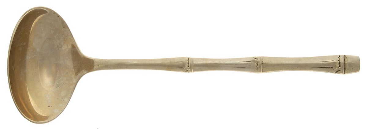 Royal Bamboo (Bronzeware) Solid Gravy Ladle by Thai Bronzewares Mfr-1