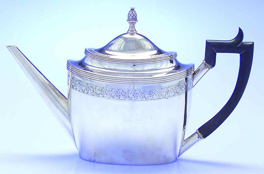 1799 (Sterling, Hollowware) Coffee Pot by Tuttle-1