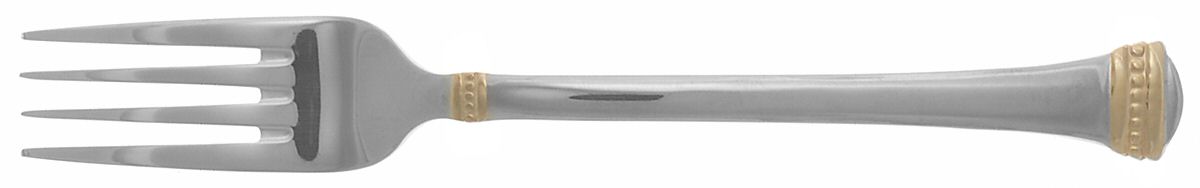 Classique Bead Gold Accent (Stainless) Individual Salad Fork by Towle Silver-1