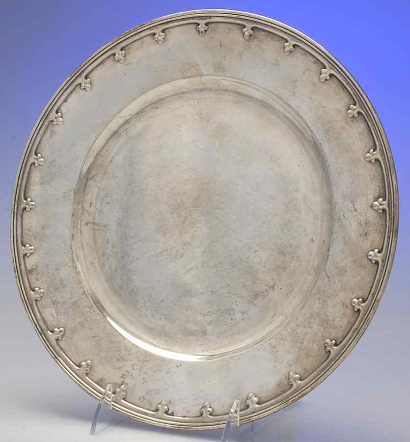 St. Dunstan (Sterling, Hollowware) Service Plate by Tiffany & CO SILVER-1