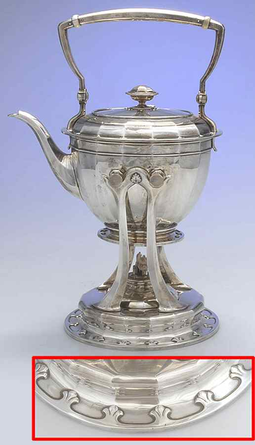 St. Dunstan (Sterling, Hollowware) Kettle, Stand & Burner by Tiffany & CO SILVER-1