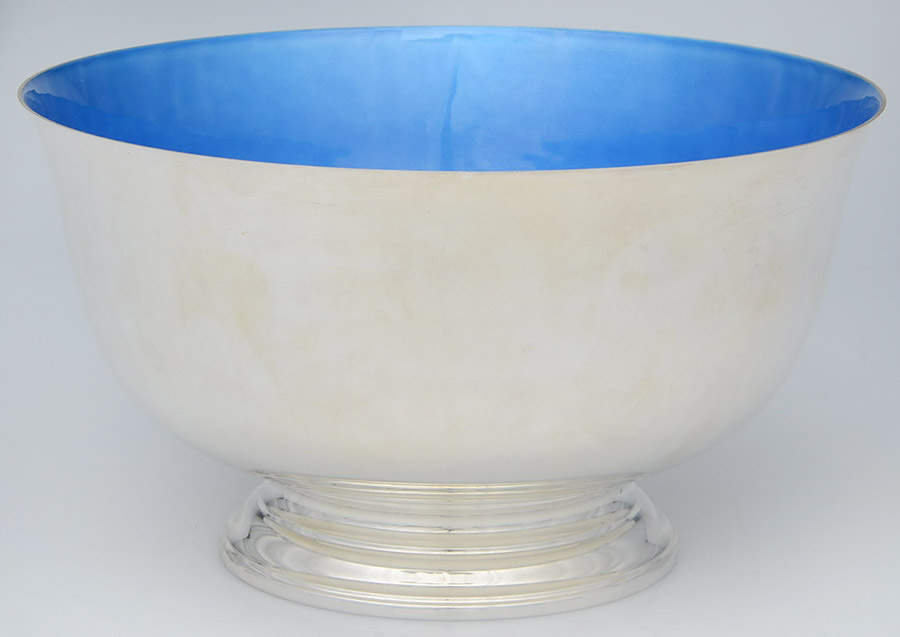 Paul Revere Bowls (Sterling, Hollowware) 8" Paul Revere Sterling Bowl by Towle Silver-1