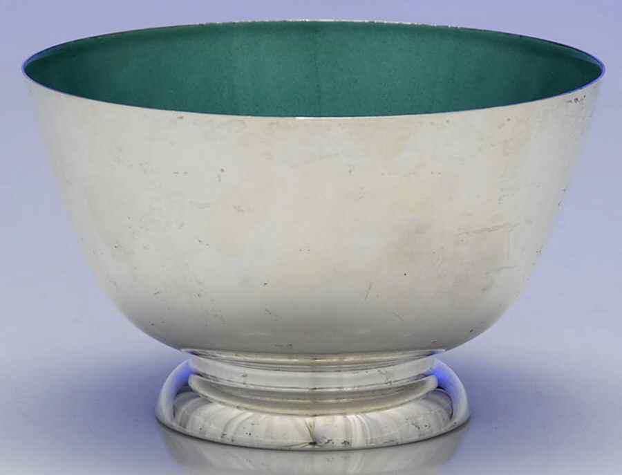 Paul Revere Bowls (Sterling, Hollowware) 4" Paul Revere Bowl by Towle Silver-1