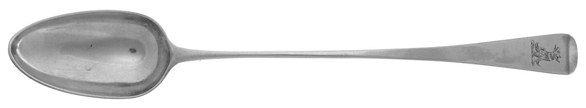 TWF1 (Sterling) Large Solid Dressing Spoon by Thomas Wallis  II-1