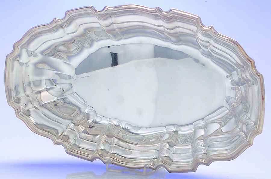 Chippendale (Silverplate, Hollowware) 12" Bread Tray by Towle Silver-1