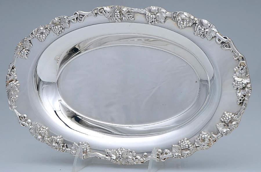 Margaux (Silverplate Hollowware) Silverplate Bread Tray by Towle Silver-1