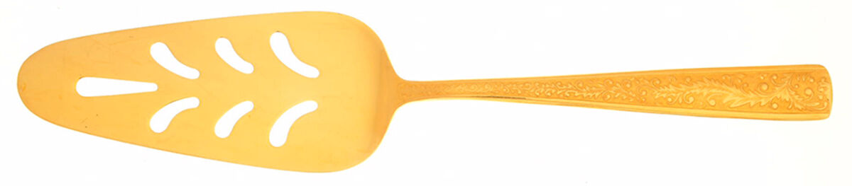 TWS176-G Pierced All Stainless Pie Server by Towle Silver-1