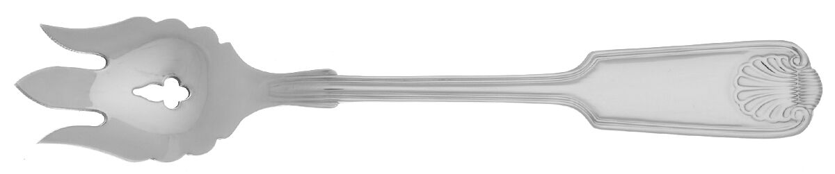Hotel (Stainless) Vegetable Serving Fork Solid  HC by Towle Silver-1
