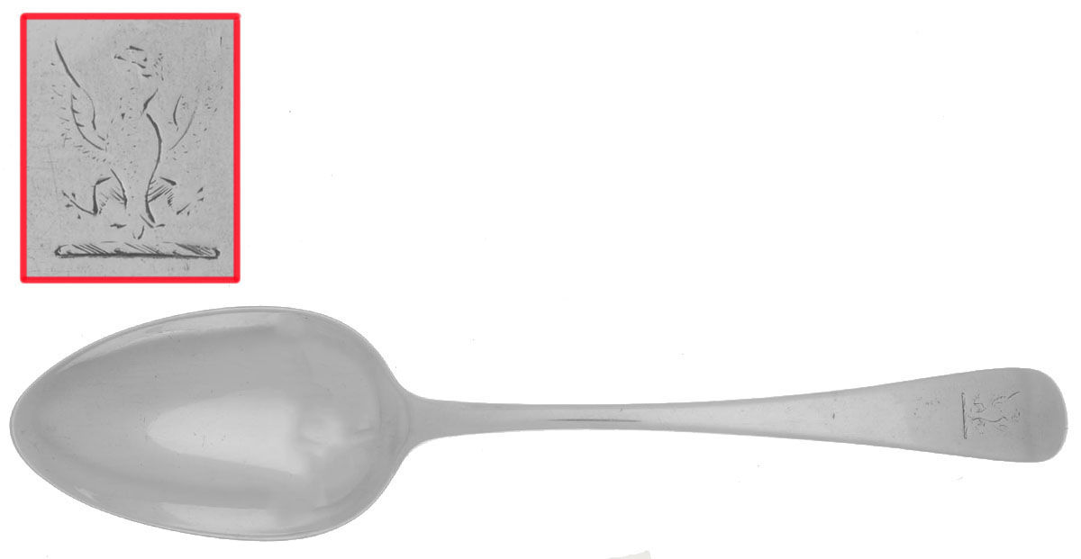 TNO1 (Sterling) Monogram Tablespoon (Serving Spoon) by Thomas Northcote-1