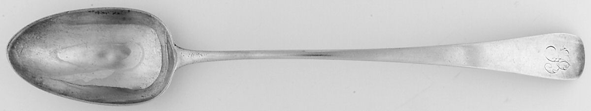 TNO1 (Sterling) Large Solid Dressing Spoon by Thomas Northcote-1