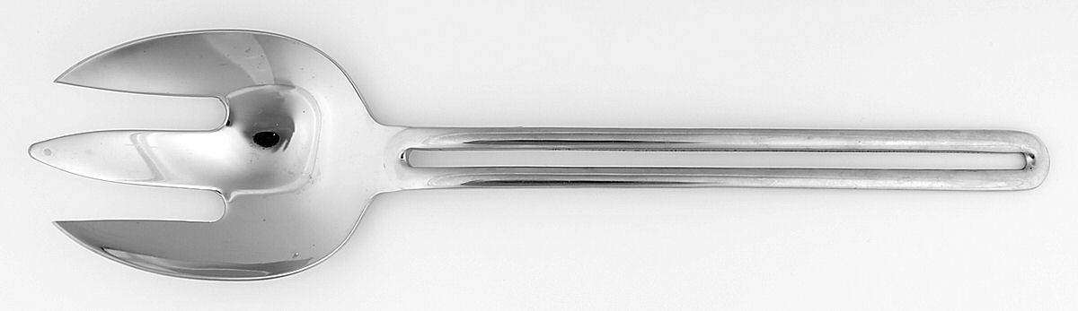 Nordic (Stainless, 18-10) Solid Salad Serving Fork by Towle Silver-1