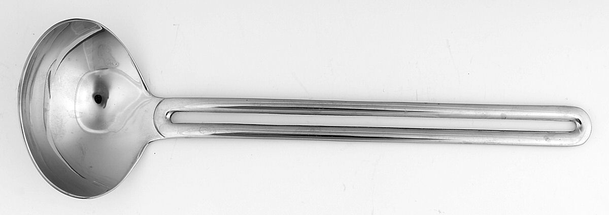Nordic (Stainless, 18-10) Solid Gravy Ladle by Towle Silver-1