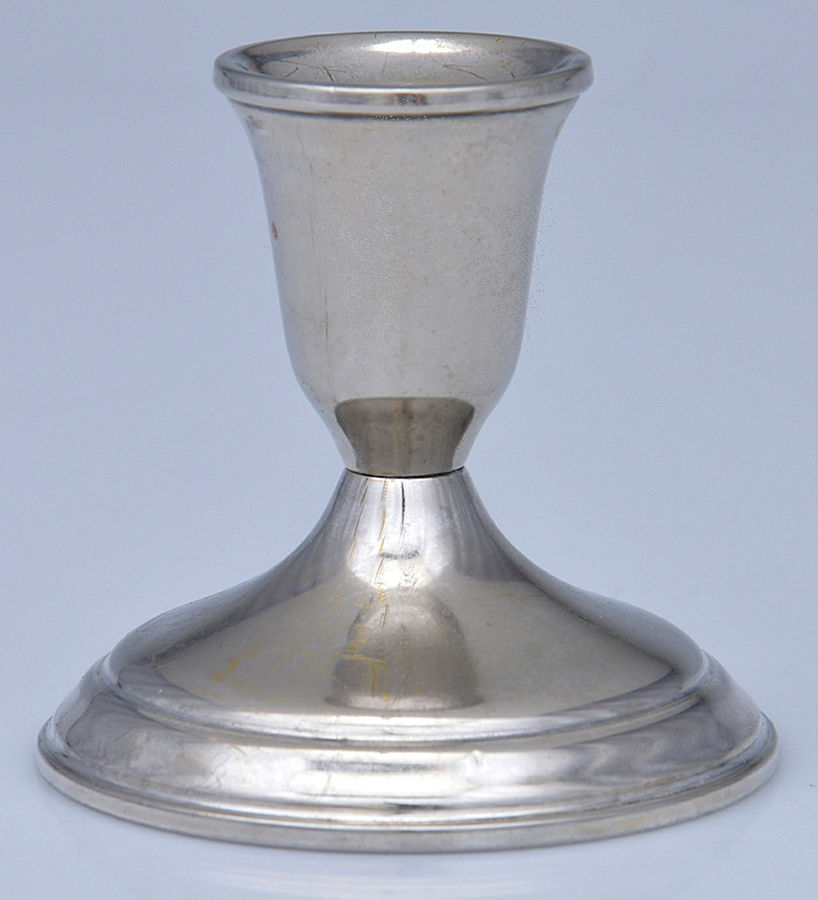3179 (Silverplate, Hollowware) Plated Console Candleholder by Towle Silver-1