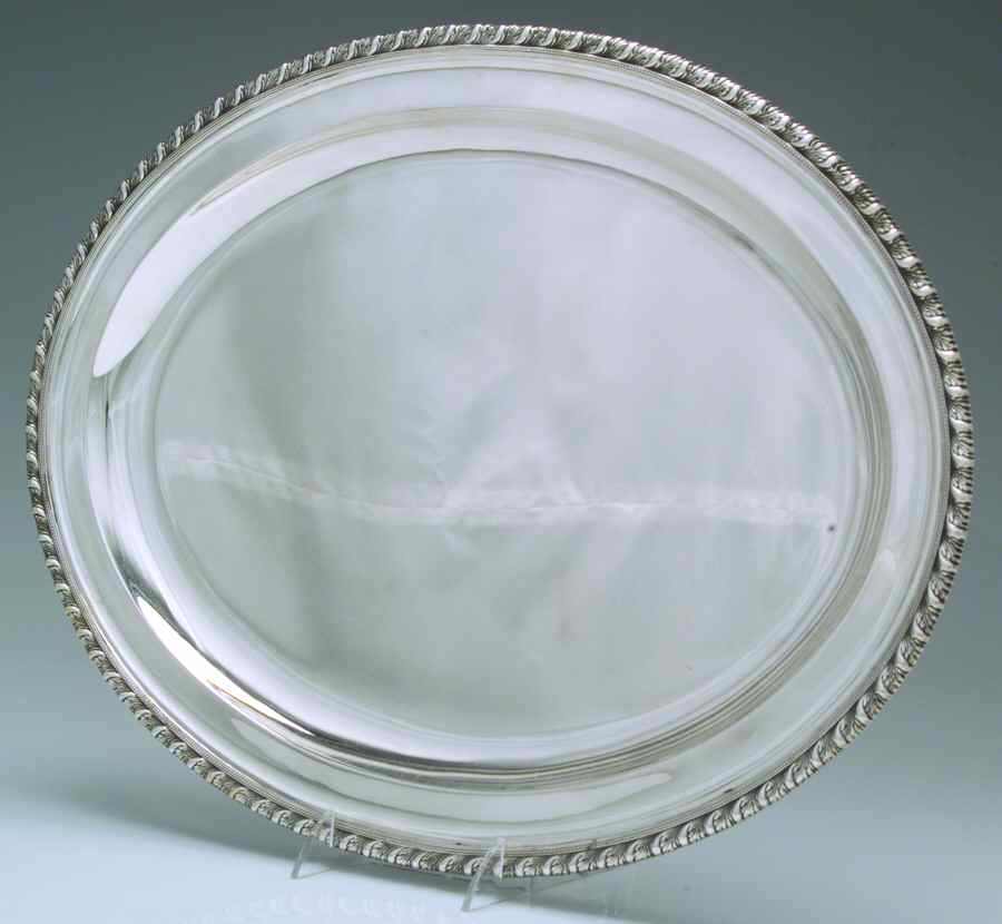 19963 (Sterling, Hollowware) 20" Oval Serving Platter by Tiffany & CO SILVER-1