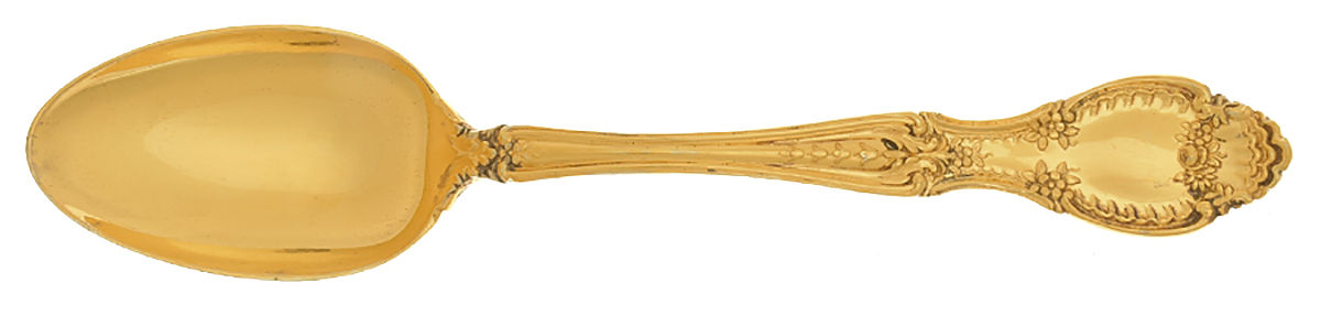 Richelieu (Gold Vermeil) Tablespoon (Serving Spoon) by Tiffany & CO SILVER-1