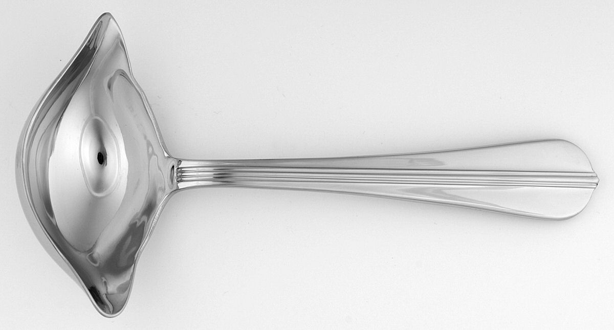 Tilden (Stainless) Solid Gravy Ladle by Reed & Barton-1