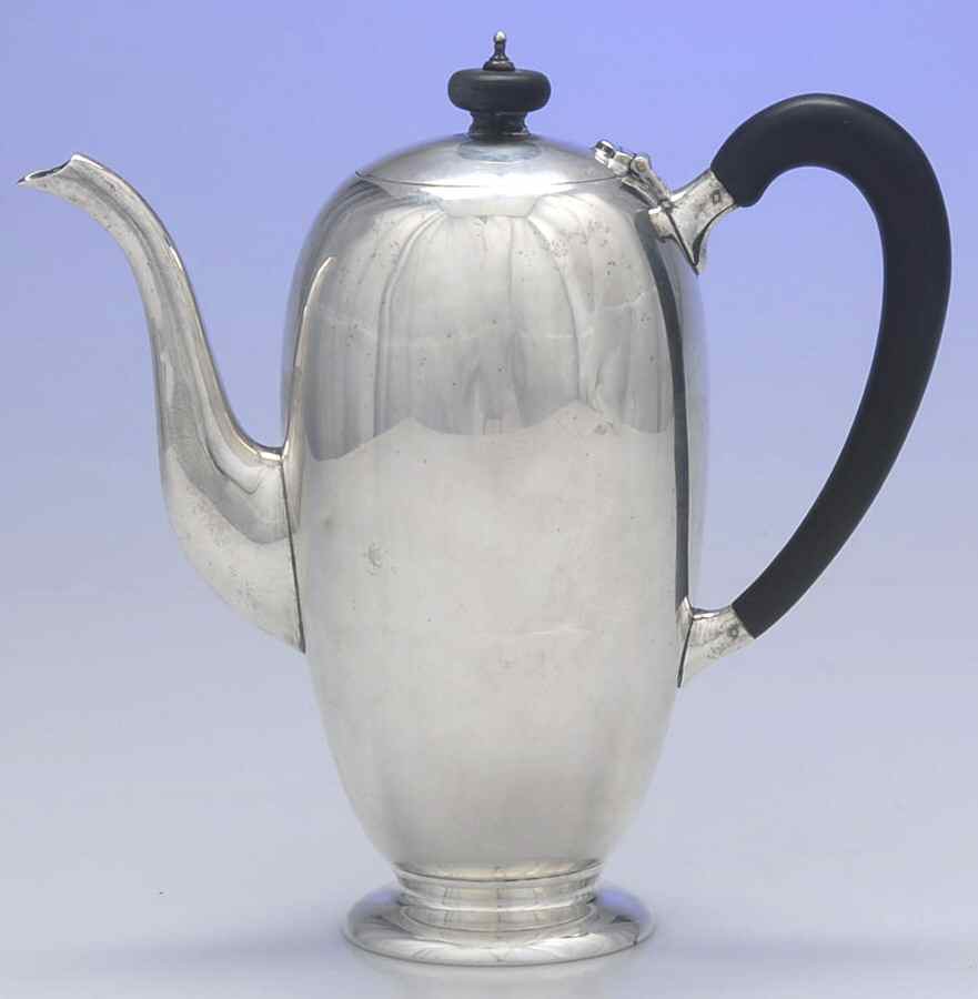 38 (Sterling, Hollowware) Mini Coffee Pot by Tuttle-1