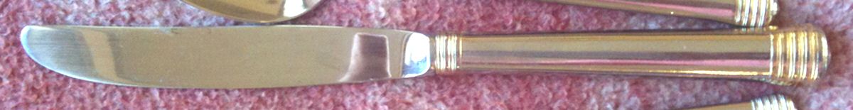Protege Gold Modern Hollow Knife by Towle Silver-1