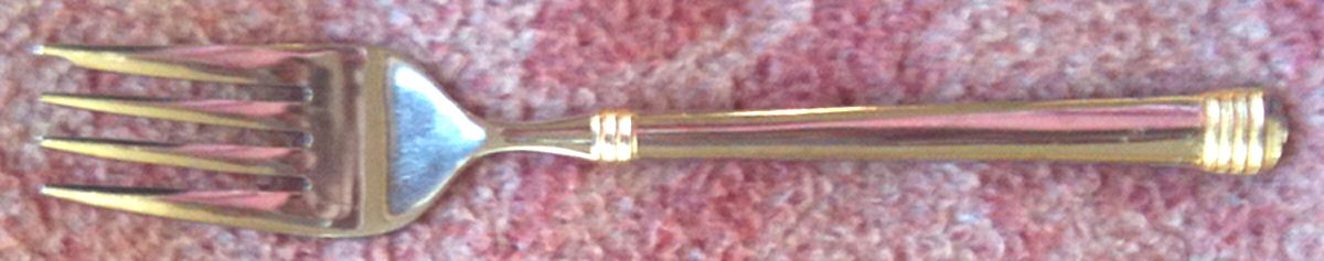 Protege Gold Individual Salad Fork by Towle Silver-1