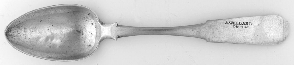 Tba1 (Coin) Tablespoon (Serving Spoon) by Theophilus Bradbury-1
