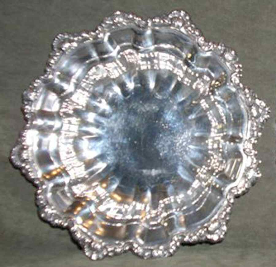 6053 (Silverplate, Hollowware) Silverplate Bon Bon Bowl by Towle Silver-1