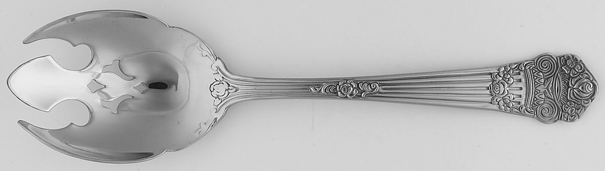 Georgian (Stainless) Pierced Tablespoon (Serving Spoon) by Towle Silver-1