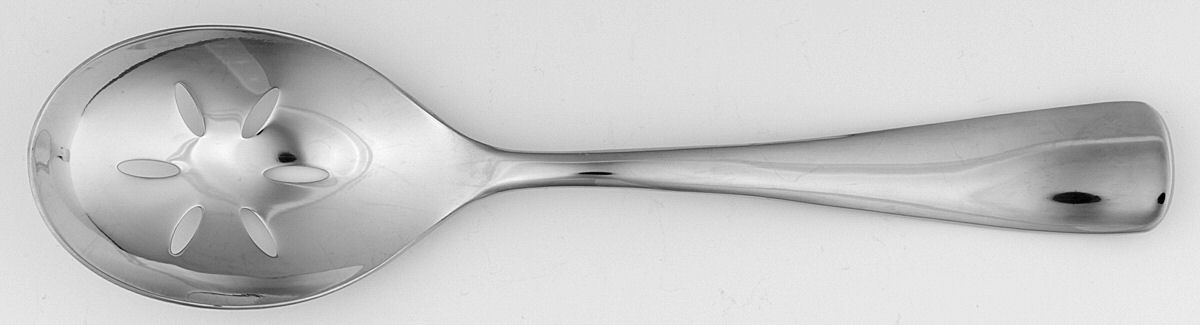 Barren (Stainless) Pierced Tablespoon (Serving Spoon) by Towle Silver-1