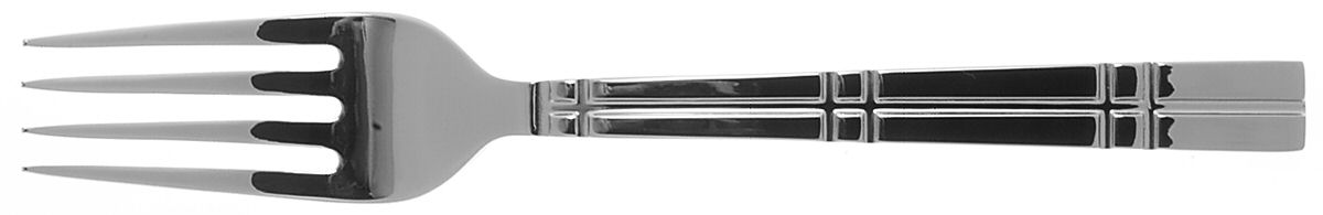 Maze (Stainless) Large Solid Cold Meat Serving Fork by Towle Silver-1