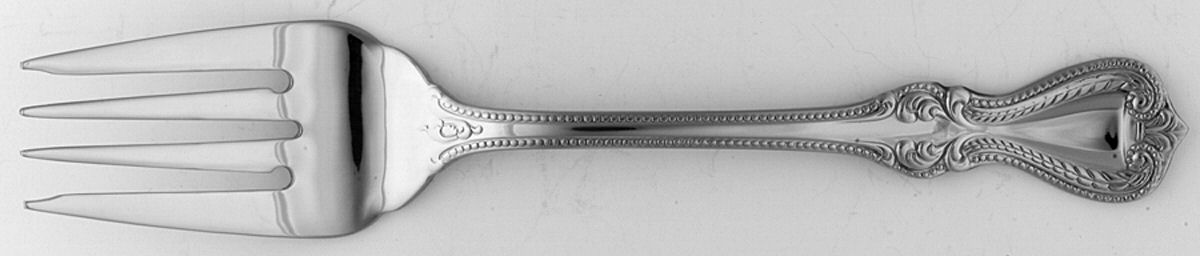 Old Colonial (Stainless) Medium Solid Cold Meat Serving Fork by Towle Silver-1