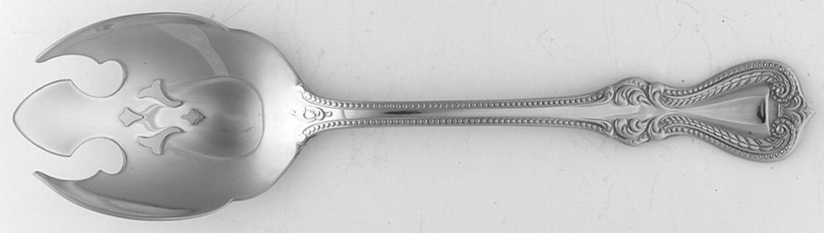 Old Colonial (Stainless) Pierced Tablespoon (Serving Spoon) by Towle Silver-1
