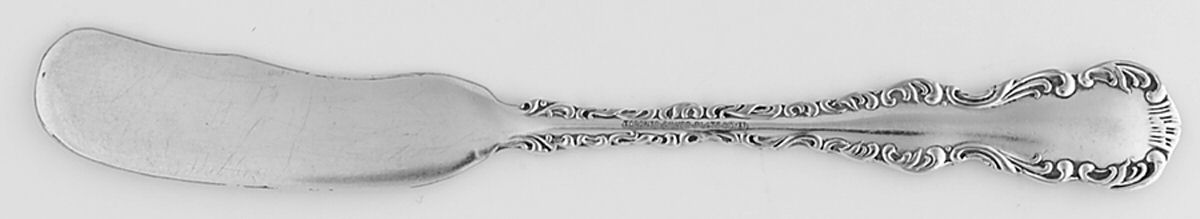 TSE1 (Silverplate) Flat Handle Butter Spreader by Toronto Silver Plate Company-1