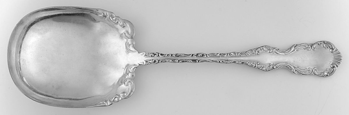 TSE1 (Silverplate) Solid Smooth Casserole Spoon by Toronto Silver Plate Company-1