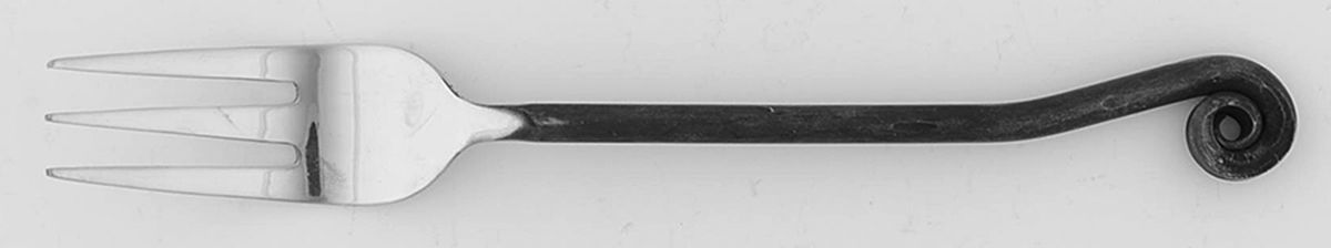 Black Lasso Individual Salad Fork by Towle Silver-1