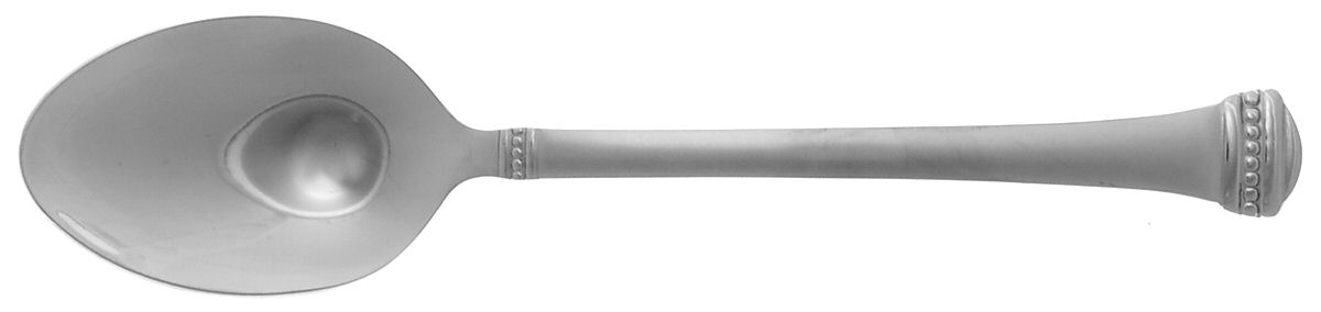 Classique Bead Frost (Stainless) Place/Oval Soup Spoon by Towle Silver-1