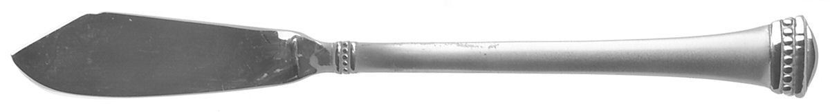 Classique Bead Frost (Stainless) Flat Handle Master Butter Knife by Towle Silver-1