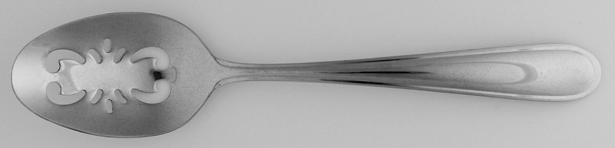Stockton (Stainless) Pierced Tablespoon (Serving Spoon) by Towle Silver-1