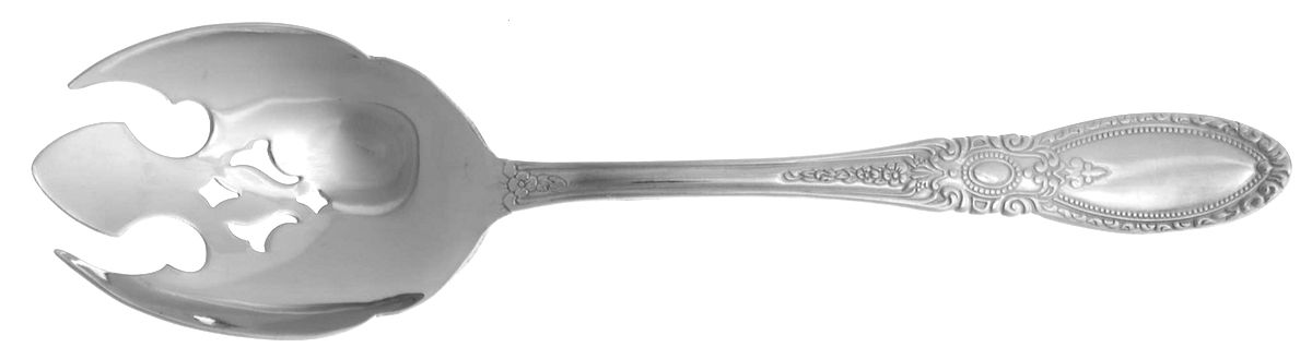Royal Medallion (Stainless) Solid Salad Serving Fork by Towle Silver-1