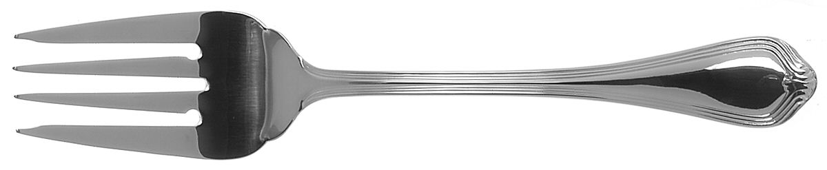 Paul Revere (Stainless) Medium Solid Cold Meat Serving Fork by Towle Silver-1