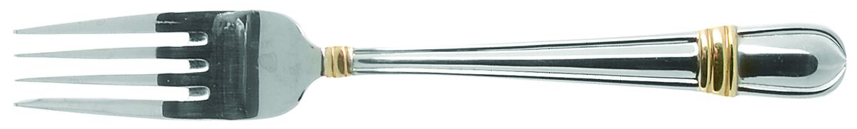 Gold Ariel (Stainless, Gold Acct) Individual Salad Fork by Towle Silver-1