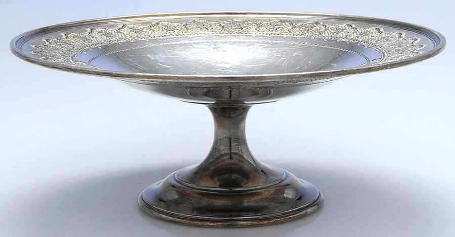 636 (Sterling, Hollowware) Round Compote (Height X Width) by Towle Silver-1