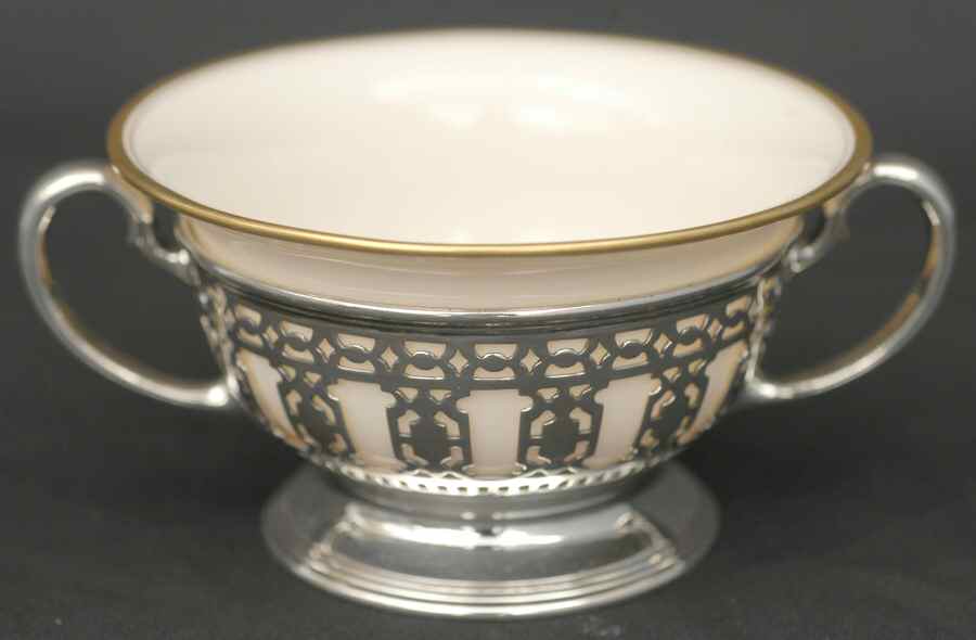 18673 (Sterling, Hollowware) Sterling Bouillon Cup with Ceramic Liner by Tiffany & CO SILVER-1