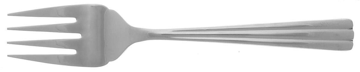 Seaside (Stainless) Medium Solid Cold Meat Serving Fork by Towle Silver-1
