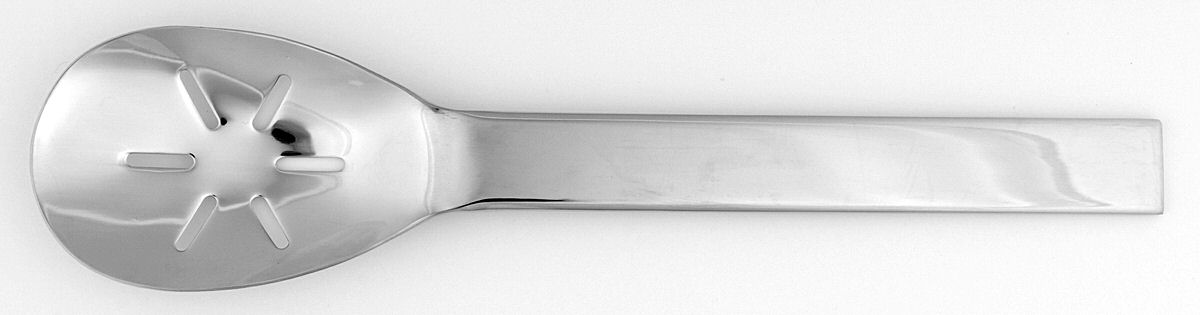 Ticket (Stainless) Pierced Tablespoon (Serving Spoon) by Towle Silver-1