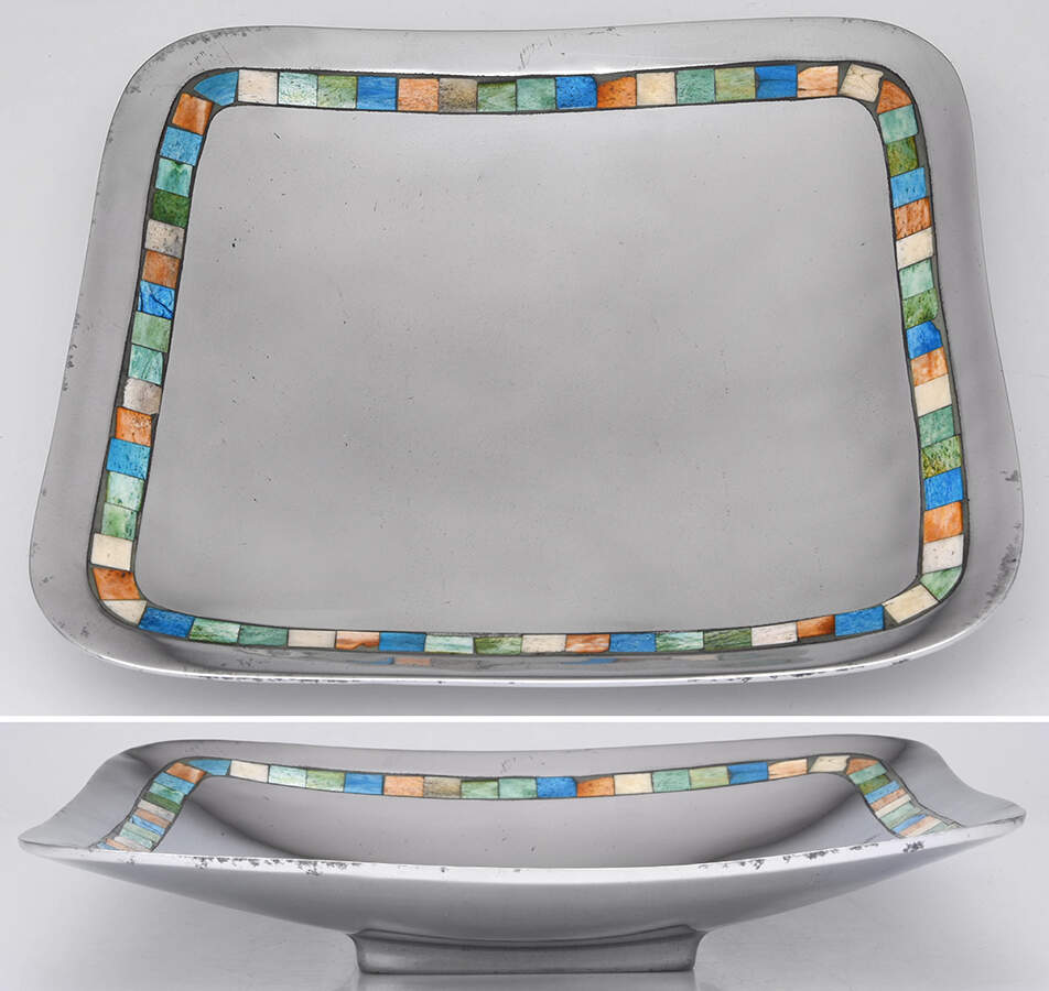 Bay Breeze (Hollowware) 11" Square Tray by Towle Silver-1