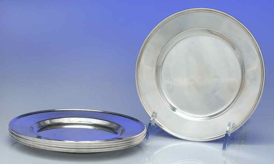 5405 (Sterling, Hollowware) Bread & Butter Plate - Set of 6 by Towle Silver-1