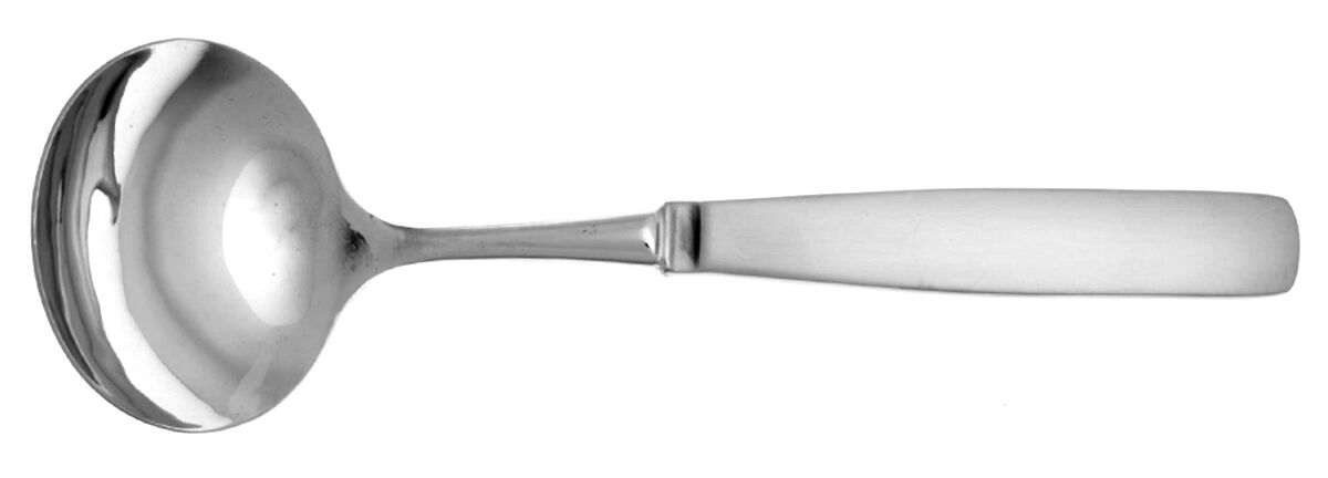 Orleans (Stainless) Gravy Ladle with No Spout Stainless Bowl HC by Towle Silver-1