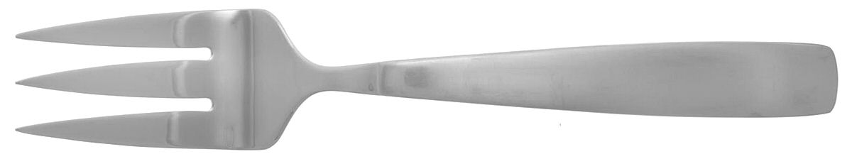 Orleans (Stainless) Medium Solid Cold Meat Serving Fork by Towle Silver-1