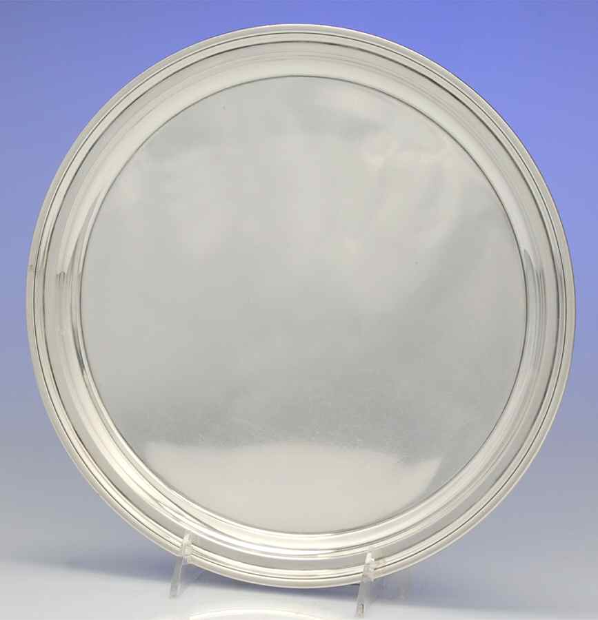 21453 (Sterling, Hollowware) 11" Round Tray by Tiffany & CO SILVER-1
