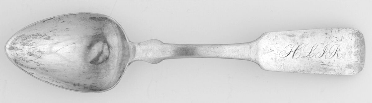 Coin Silver Flatware Teaspoon by T. B. Leavenworth-1